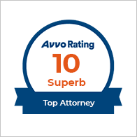10 out of 10 star rating at Avvo